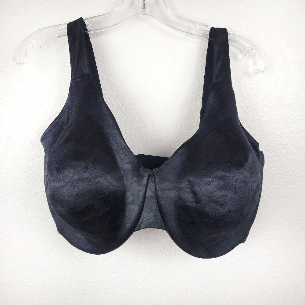 NWT New Aisilin Bra Size 40G Underwire Black Non Padded Adjustable